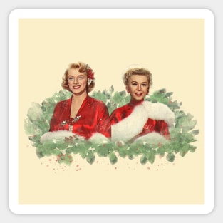 Sisters - A Merry White Christmas Sticker